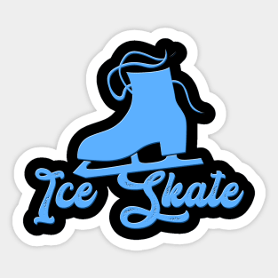 Ice Skate Sticker